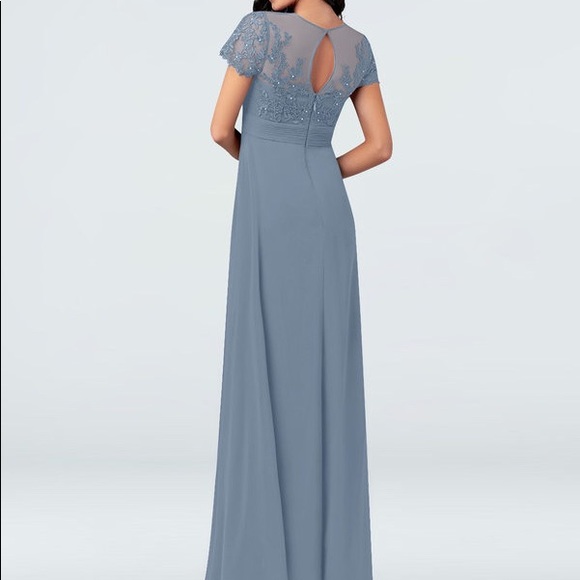 Dusty blue bridesmaid dress - Picture 2 of 5